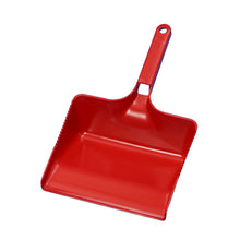 Kehrschaufel aus Kunststoff rot 350 x 222 x 85 mm