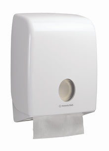 Handtuchspender Aquarius Standard weiss, mit Sichtf. aus schlagf.