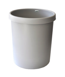 Helit Papierkorb rund lichtgrau 18 l, Ø 315 mm