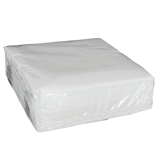 Servietten Tissue, 33x33cm, 3-lagig, 1/4 Falz weiss
