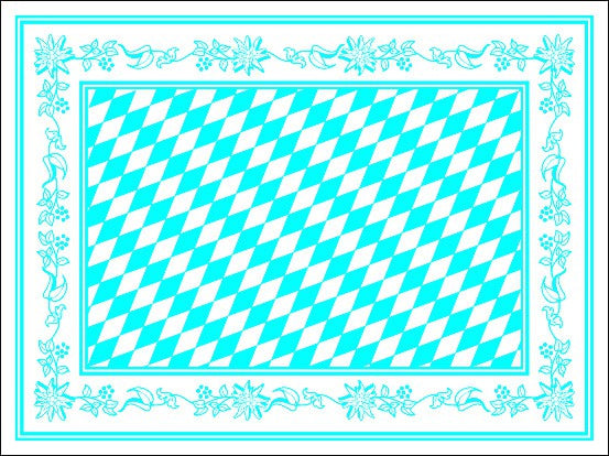 Tischsets Airlaid BAYERN 65g/m2 30x40 cm