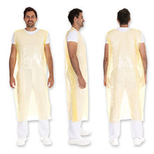 Rundumschürze  LDPE 30 my  Wasserdicht gelb 140 cm Breite 80 cm