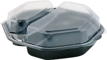Octaviewbox 600ml mit Deckel 2-teilig schw./tran 190x190x60mm