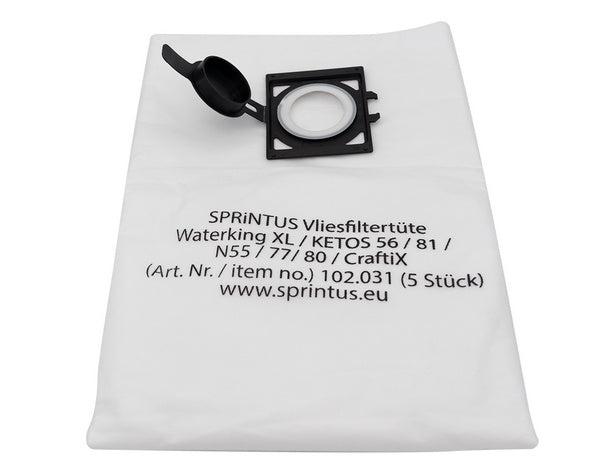 Vliesfiltertüte für Sprintus Waterking XL, Ketos, CraftiX
