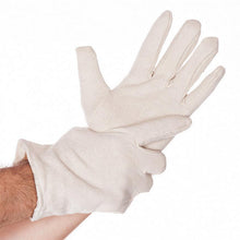 Baumwollhandschuh extra stark  L:25cm weiss Einheitsgrösse