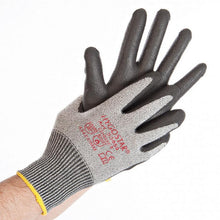 Handschuh CUT SAFE Schnittschutz M grau/schwarz PU-Beschichtung,2
