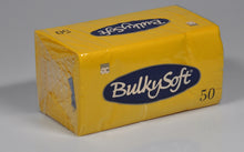 Servietten Bulkysoft 2-lagig, 1/8 Falz gelb 33x33cm