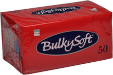 Servietten Bulkysoft 2-lagig, 1/8 Falz rot 33x33cm