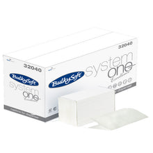 Servietten Bulkysoft System One, 2-lagig weiss 21,5x16cm