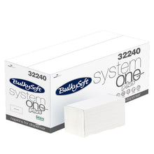 Servietten Bulkysoft System One, 2-lagig weiss 19x14,5cm