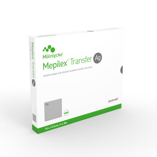 Mepilex Transfer Ag Drainagefähiger Schaumverband 10 cm x 12,5 cm