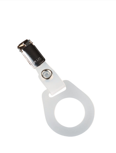Kittelclip für 100/150 ml Flaschen weiss NICHT ausziehbar