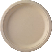 Teller aus Bagasse kompostierbar braun Ø26cm