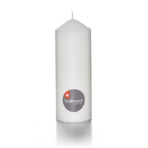 Zylinderkerzen weiss 70 × 200 mm