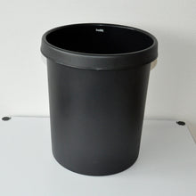 Helit Papierkorb rund schwarz 30 l
