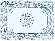 Tortenspitzen rechteckig weiss 30 x 40 cm