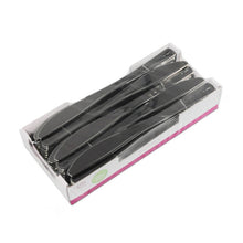 Messer aus PS metallisiert silber 20 cm