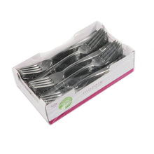 Gabel aus PS metallisiert silber 19 cm