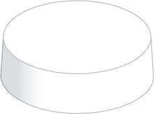 Gläserdeckel CAPS Mattkarton, 250g/m2 weiss ø 86 mm