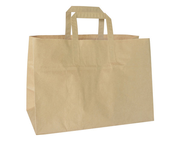 Take-away-Tasche braun 360x170x270 mm