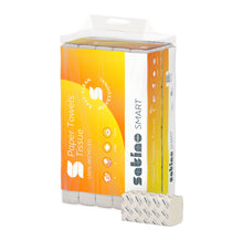 Handtuch V-Falz 100% Recycling weiss, 2-lagig 24x23cm