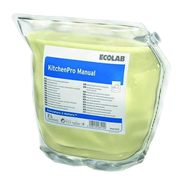 KitchenPro MANUAL Manuelles Spülmittel gelb 2 x 2 l