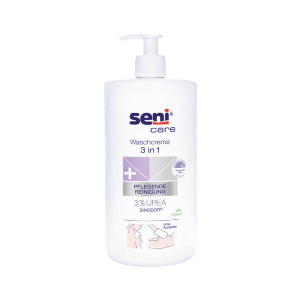 Seni Care 3 in 1 Waschcreme 3% Urea 1000 ml