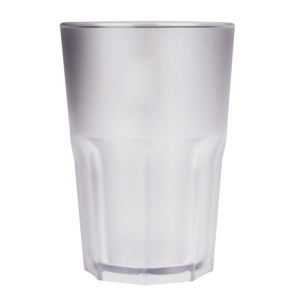 Mehrweg Becher Granitiy, PS,  4 dl transparent frost