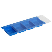 Medikamenten- Dispenser XL hellblau 4 Fächer