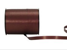 Geschenkband Poly matt dunkelbraun (871) 10 mm x 250 m