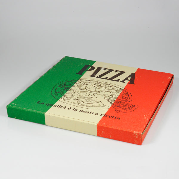 Pizzakarton Kraft Modell Padova 32.5x32.5x3cm, Farb- Bachmann 4-f