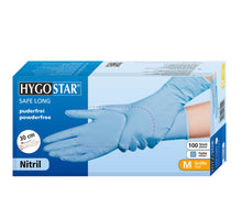 Handschuhe Nitril Extra Safe Long blau 30cm Gr. S