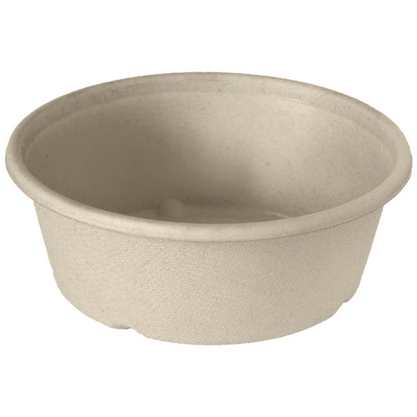 Salatschale 1200 ml Bagasse braun Ø19.4cm x 6.5cm
