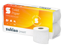 WC-Papier Satino Smart,100% Recycling weiss, 9,4x11cm 400cps, 2-l