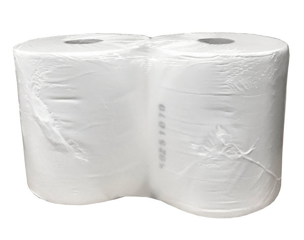 Putztuchrollen Maxi Premium, 2-lagig weiss,100% Zellstoff 29x35cm