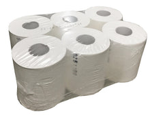 Putztuchrollen Midi 1-lagig Weiss, ungeprägt 320m, 21,5cm