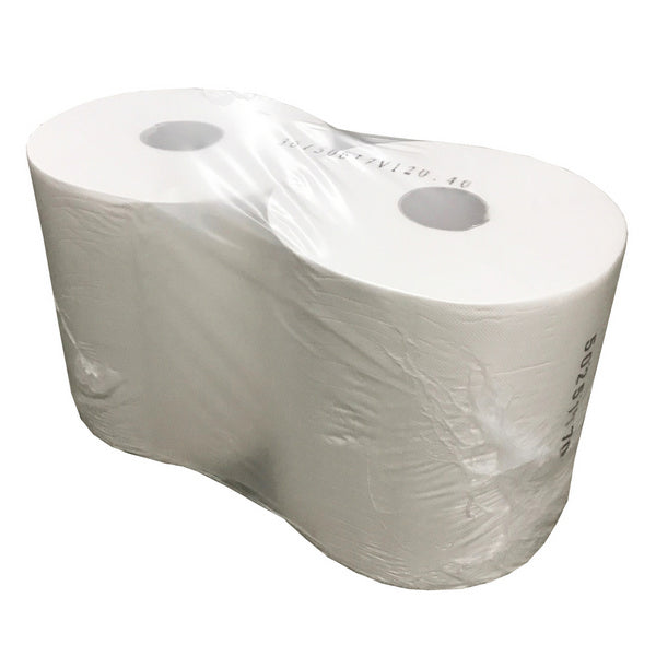 Putztuchrollen Maxi Jumbo 2000 weiss, 1-lagig 29x35cm, 700lfm