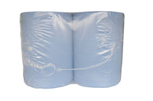 Putztuchrollen Maxi Confort,Recycling, 2-lg,Kombihülse,blau 37x35