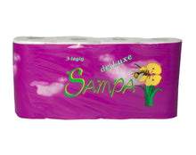 WC-Papier 3-lagig 100% Zellstoff weiss Sampa 250 Coupons