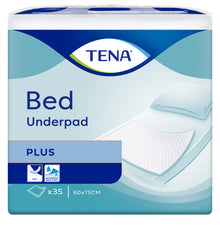 TENA Bed Plus Krankenunterlagen mit Flocken 60x75cm / 64 g