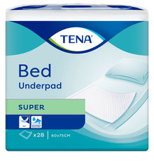 TENA Bed Super Krankenunterlagen mit Flocken 60x75cm / 76 g