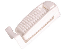 Handwaschbürste mit Konsole für Wandmon- tage, Nylon weiss Körper