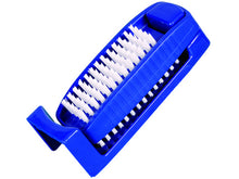 Handwaschbürste mit Konsole für Wandmon- tage, Nylon blau Körper: