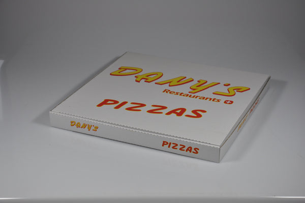 Pizzakarton "Dany's" Modell Padova 2-farbig 33x33x3cm