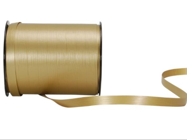 Geschenkband Poly matt gold (731) 10 mm x 250 m