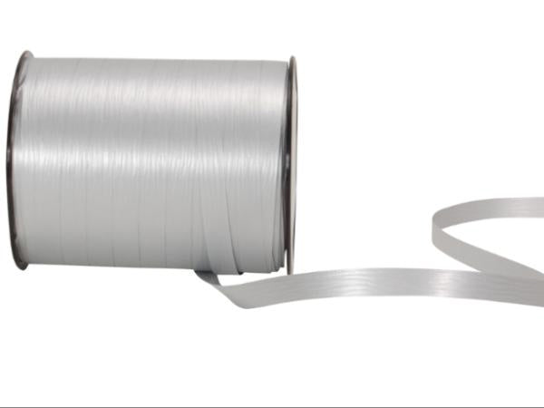 Geschenkband Poly matt silber (710) 10 mm x 250 m