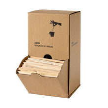 Rührstäbchen Holz Krt. a 6 Disp-Boxen 110 mm