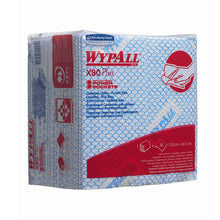 Wischtuch Wypall X80 Plus, 1/4 gefaltet, blau, 35 x 40 cm 8 x 30