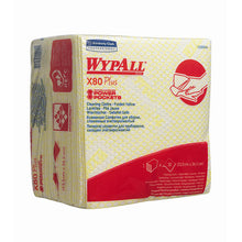 Wischtuch Wypall X80 Plus, 1/4 gefaltet, gelb, 34.5 x 33.5 cm 8 x