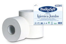 WC-Papier Minijumbo Bulkysoft, 1-lagig weiss, Microprägung 90mmx3